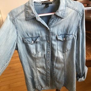 Chambray button down